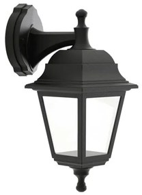 Φανάρι Απλίκα Φωτιστικό Τοίχου 1xE27 Μαύρο IP44 LP-350-1 42-0022 Heronia Lighting-42-0022-Μαύρο 42-0022