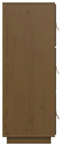 vidaXL Ντουλάπι Ψηλό Καφέ Μέλι 34x40x108,5 εκ. από Μασίφ Ξύλο Πεύκου