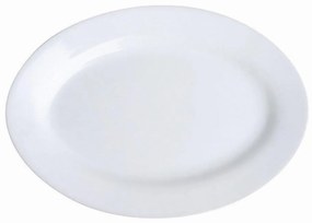 Πιατέλα Σερβιρίσματος XG001XCO25 24,5x17,5cm White Oriana Ferelli Porcelain