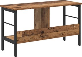 vidaXL Ράφι Βιβλίων 2 επιπέδων 82 x 32 x 47 εκ. Επεξεργασμένο Ξύλο