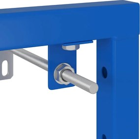 vidaXL Στήριγμα Τοίχου Μπάνιου Μπλε 50 x 3 x 112 εκ