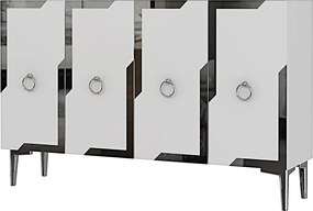 Stewehome κονσόλα τηλεόρασης πολύχρηστο ντουλάπι και γωνιά καφέ 120x32x75 cm