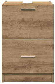 vidaXL Ντουλάπι Νεροχύτη με συρτάρι Artisan Oak 40 x 37 x 59 cm