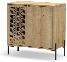 Μπουφές Naive Megapap χρώμα sapphire oak 80x40x80εκ.