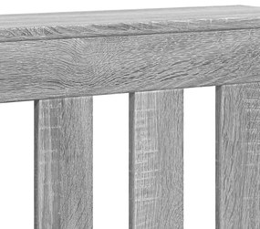 Κάλυμμα Καλοριφέρ Γκρι Sonoma 175x20x82 εκ Επεξεργασμένο Ξύλο 852758