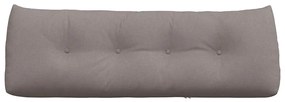 vidaXL Μαξιλάρι Πλάτης Taupe 140 x 24 x 50 εκ ύφασμα