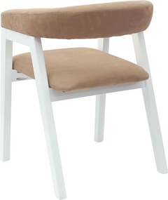 vidaXL Καρέκλες φαγητού 2 pcs Λευκό 54 x 57 x 73 εκ