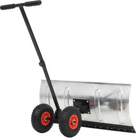 vidaXL Φτυάρι Χιονιού με Ρόδες 100 x 44 εκ.