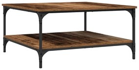 vidaXL Τραπεζάκι σαλονιού Παλαιό ξύλο 80 x 80 x 40 cm