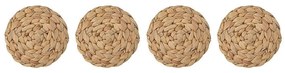 Σουβέρ Sammi (Σετ 4Τμχ) 82055807 Φ10cm Natural Bloomingville Ψάθα