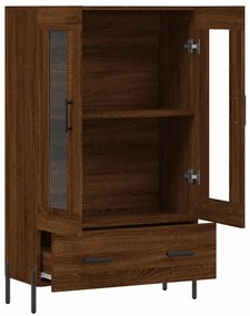 vidaXL Ντουλάπα Καφέ Δρυς 69,5 x 31 x 115 εκ. από Επεξεργασμένο Ξύλο