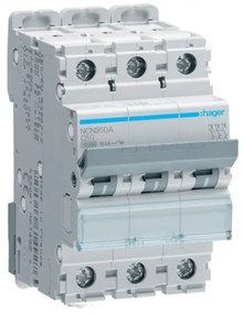 Αυτόματη Ασφάλεια 10Ka C 3x50A NCN350A Hager NCN350A