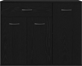 vidaXL Μπουφές από Μαύρη Δρυς 88x30x70 εκ. από Τεχνητό Ξύλο