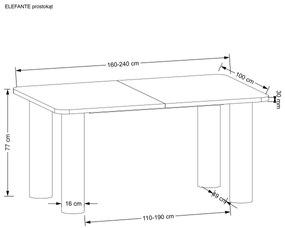 Holly Τουαλέτα Λευκή με Φωτισμό 94x43x140cm