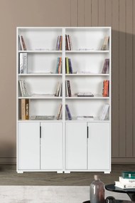 Βιβλιοθήκη Λευκό DOCLI 120x30x2