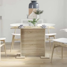 vidaXL Τραπεζαρία Sonoma Δρυς 110 x 60 x 75 cm Επεξεργασμένο ξύλο