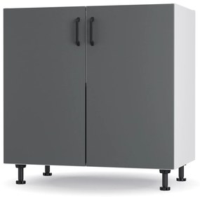Modest Κάτω Ντουλάπι Ανθρακί 80x48x82cm L8082M03