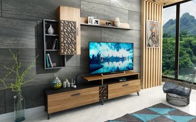 Σύνθετο Σαλονιού Kelly, 141x35x110, Genomax Genom1219922407