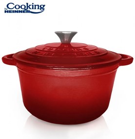 Heinner HR-KN-SM6 Βαθιά Κατσαρόλα από Μαντέμι 6lt / 28cm 28X13CM , RED LINE