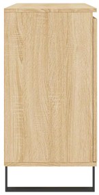 vidaXL Μπουφές Sonoma Δρυς 101,5 x 35 x 70 εκ. από Επεξεργασμένο Ξύλο