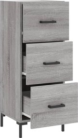 vidaXL Ντουλάπι Γκρι Sonoma 34,5x34x90 εκ. από Επεξεργασμένο Ξύλο