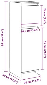 ΣΤΗΛΗ ΜΠΑΝΙΟΥ ΠΑΛΙΟ ΞΥΛΟ 30 X 30 X 95 ΕΚ. ΑΠΟ ΜΟΡΙΟΣΑΝΙΔΑ 856061