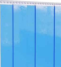 vidaXL Λωριδοκουρτίνα Μπλε 10 μ. 300 χιλ. x 2,6 χιλ. από PVC