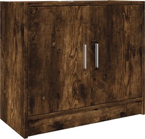 vidaXL Ντουλάπι Νιπτήρα Καπνιστή Δρυς 63x29x55 εκ. Επεξεργασμένο Ξύλο