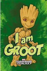 Αφίσα Guardians of the Galaxy - I am Groot, (61 x 91.5 cm)