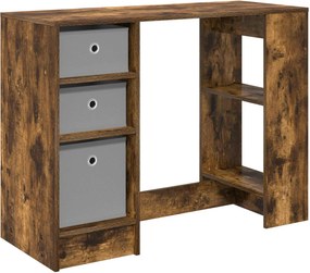 vidaXL Γραφείο Καπνιστό Δρύς 100 x 40 x 75 cm Επεξεργασμένο Ξύλο