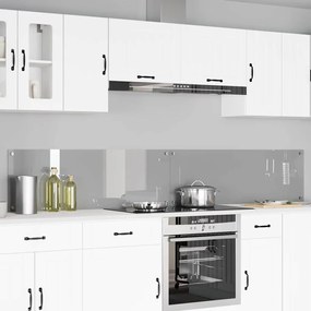 vidaXL Πίσω Πάνελ Κουζίνας 2 pcs Ανοιχτό γκρι 120 x 40 cm