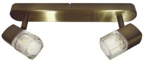 Φωτιστικό Spot Luminairies 0901062GAB Bronze Metal, Glass