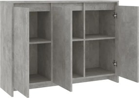 vidaXL Ντουλάπι Γκρι Σκυροδέματος 102x33x75 εκ. Επεξεργασμένο Ξύλο