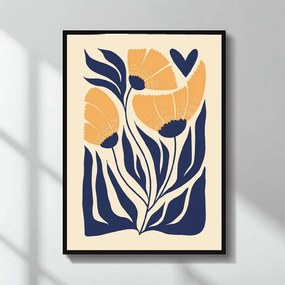 Πίνακας "Poppies" Megapap ψηφιακής εκτύπωσης 50x70εκ.