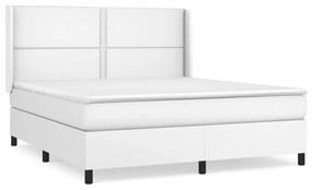 ΚΡΕΒΑΤΙ BOXSPRING ΜΕ ΣΤΡΩΜΑ ΛΕΥΚΟ 160X200ΕΚ.ΑΠΟ ΣΥΝΘΕΤΙΚΟ ΔΕΡΜΑ 3132448