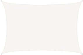 vidaXL Πανί Σκίασης Λευκό 5 x 7 μ. από HDPE 160 γρ/μ²