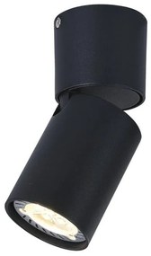 Φωτιστικό Οροφής Σποτ RA301S6BK 1XGU10 D5,5XH13 Black Aca Decor Aluminium