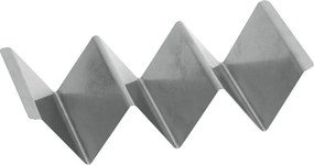 ANTIQUE STONEWASH GREY TACO HOLDER SS 18/0 19,8Χ10Χ4,7ΕΚ.