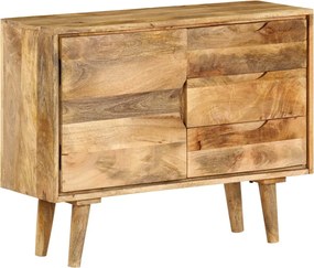vidaXL Ντουλάπι 90 x 30 x 69 εκ. από Μασίφ Ξύλο Μάνγκο