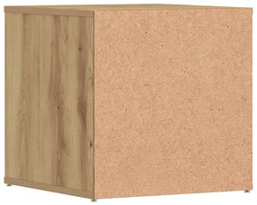 vidaXL Συρτάρι Box Artisan Δρυς 40,5x40x40 cm Ξύλο μηχανής