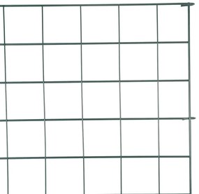 vidaXL Σετ φράχτη για λιμνούλες 8 pcs Πράσινο 50 x 80 cm Ατσάλι