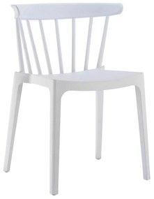 Καρέκλα WEST PP-UV Λευκό 53x53x75cm (Σετ 4 ΤΕΜ)