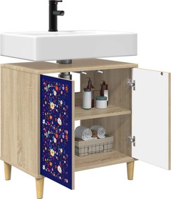 vidaXL Ντουλάπι Μπάνιου MAINZ Sonoma 60 x 40 x 60 εκ