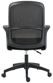 Καρέκλα Γραφείου Zuena σε Μαύρο 61x58x103εκ. 61x58x93 εκ.