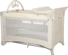 BABY COT TORINO 2 LAYERS PLUS BEIGE