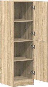 vidaXL Στήλη Κουζίνας Sonoma Δρυς 38x41,5x131,5 εκ Επεξεργασμένο Ξύλο