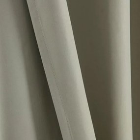 Beauty Home Κουρτίνα Full Blackout σκίασης με 8 κρίκους Soft Art 8391 Dark Beige-3 140x270 Σκούρο Μπεζ