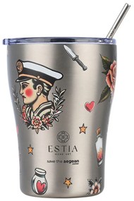 Ποτήρι Θερμός 350ml Estia Save The Aegean Old School Ink 01-31770