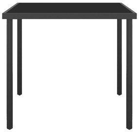 vidaXL Σετ Τραπεζαρίας Εξωτερικού Χώρου 3 Τεμαχίων από Ατσάλι