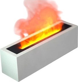 Υγραντήρας χώρου με εφέ φλόγας - 221316 - White